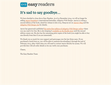 Tablet Screenshot of easy-readers.net